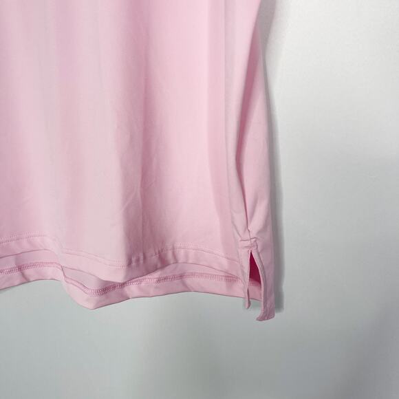 Peter Millar L Palm Pink Summer Comfort Short Sleeve Polo Stretch Embroidered - Picture 4 of 9